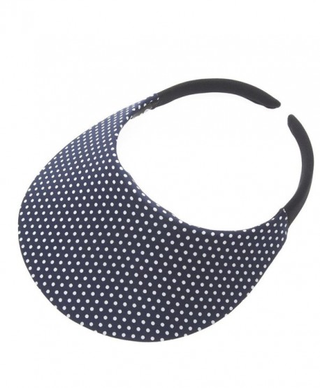 Dot Navy Visor