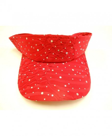Sparkle Visor / Red / Red Hat Lady Society