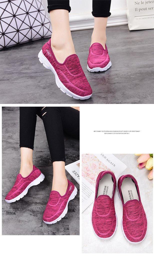 Women Fashion Sneakers Without Lace Soft Loafers